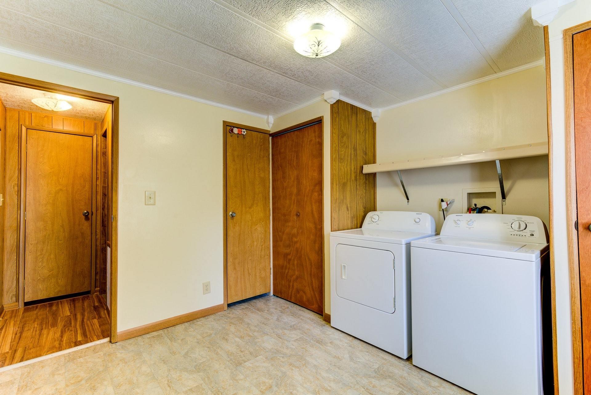 1103 Milton Road Blue Ridge, VA 24064 - Photo 22 of 29 a view of utility room with washer and dryer