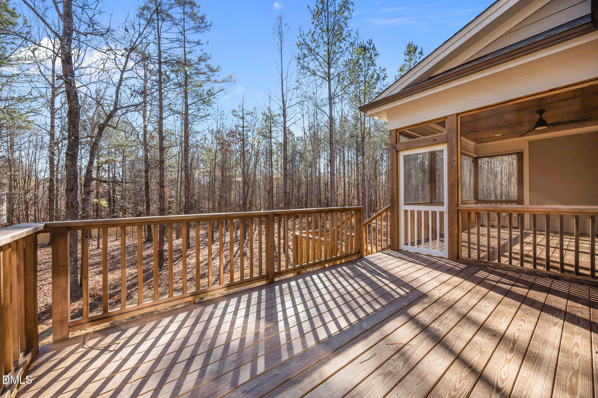 357 Slocum Drive Wendell, NC 27591 - Photo 40 of 48 a view of deck with wooden floor and fence
