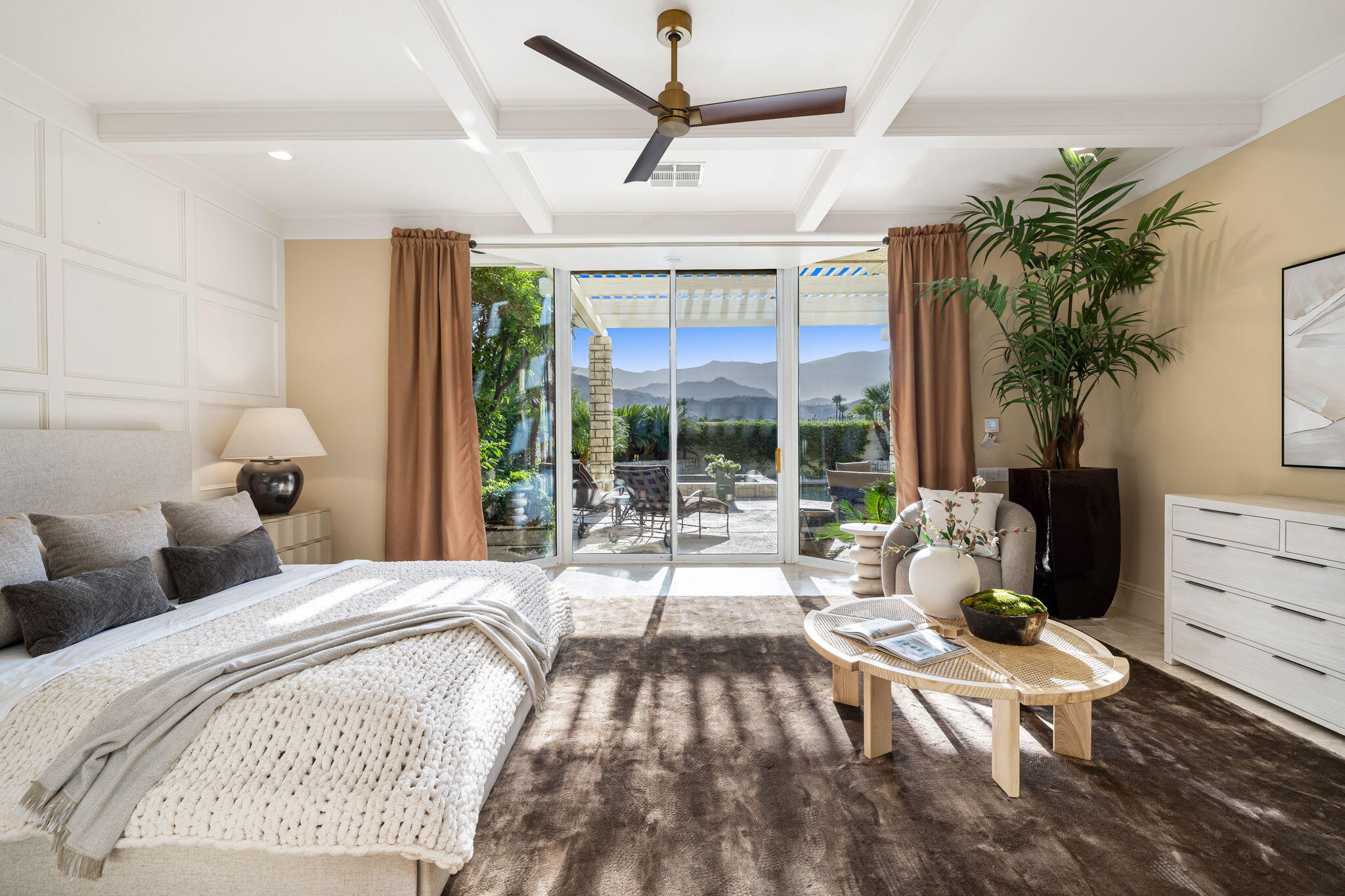 74 Mayfair Drive Rancho Mirage, CA 92270 - Photo 28 of 64 Primary bedroom with west views