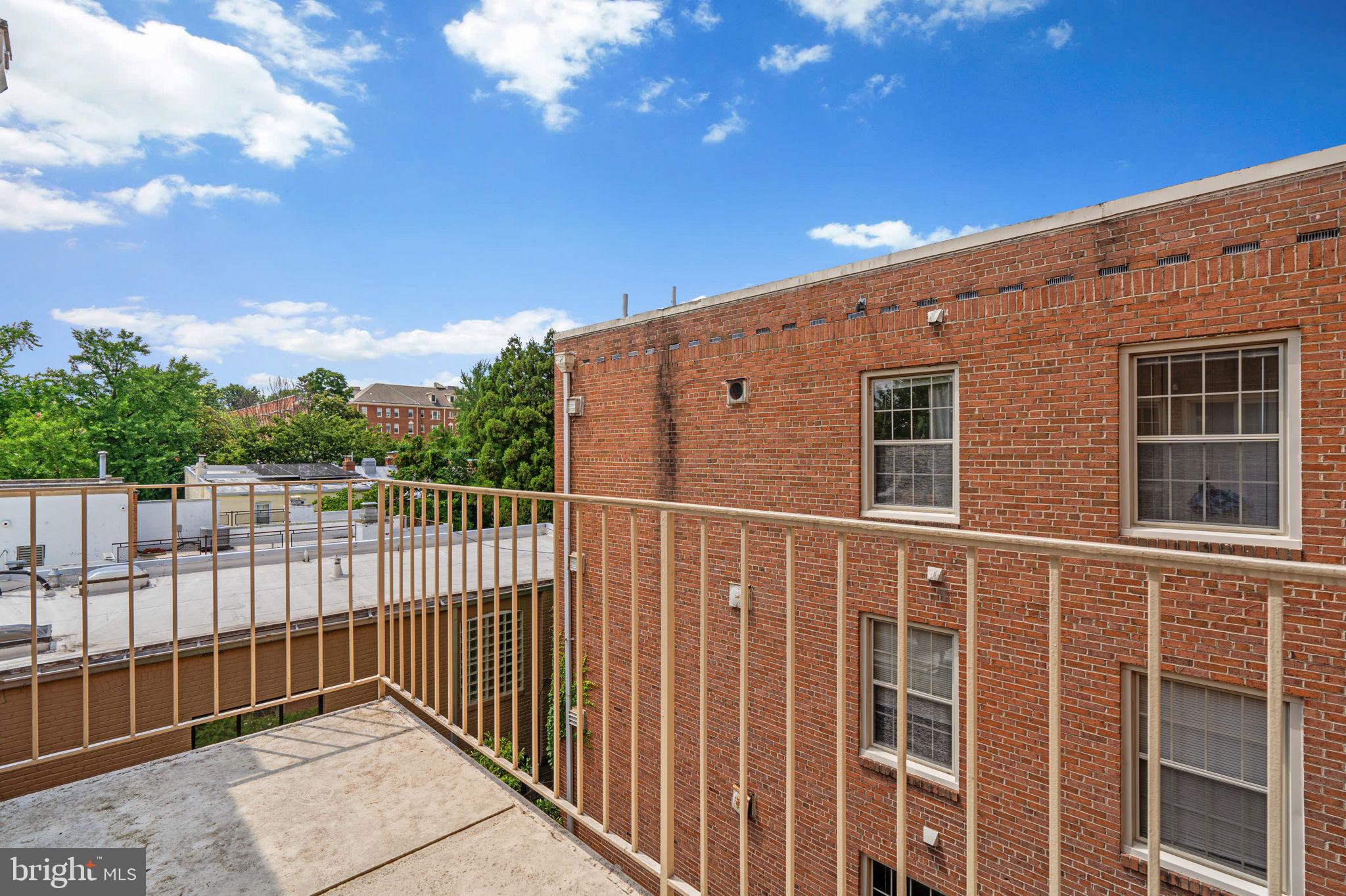 2515 P Street Northwest, Unit 302 Washington, DC 20007 - Photo 25 of 27 a view of a balcony