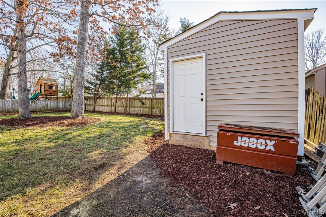 2409 Crystal Ridge Road Henrico, VA 23233 - Photo 34 of 35 Newer detached shed perfect for lots of storage