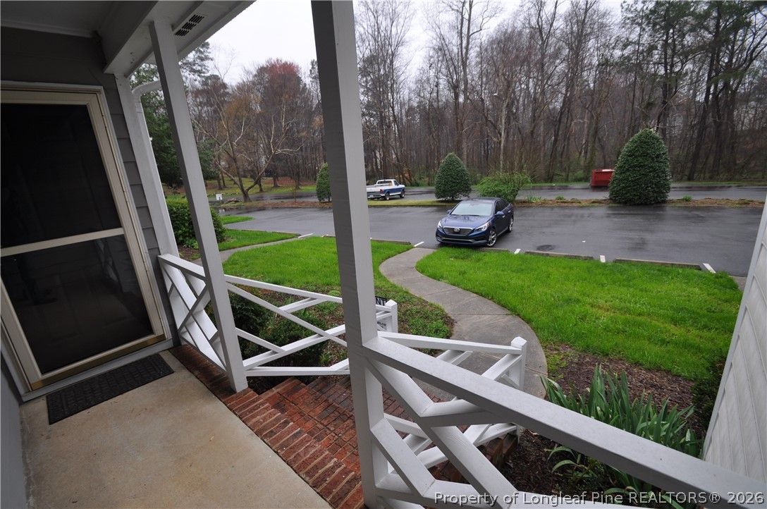 7424 Penny Hill Lane Raleigh, NC 27615 - Photo 2 of 30 a garden view with a seating space