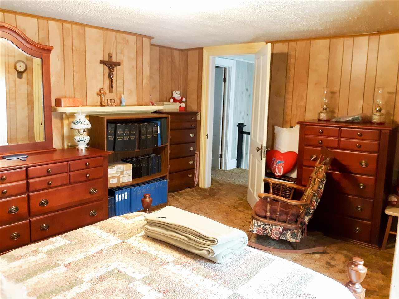 514 Oak Hill Road Staunton, VA 24401 - Photo 24 of 43 a bed room with a bed and a window