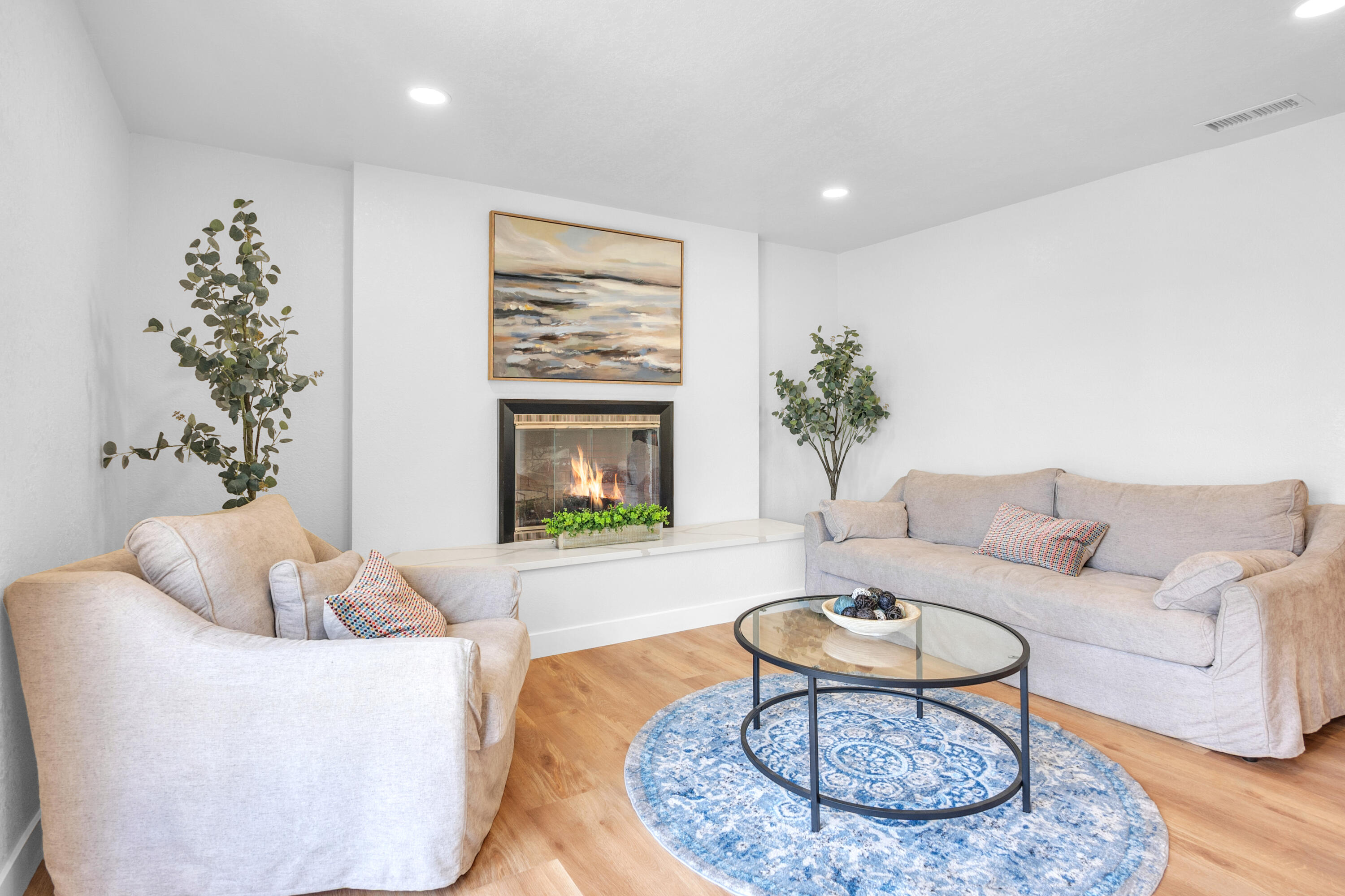 1621 Arcane Street Simi Valley, CA 93065 - Photo 10 of 63 a living room with furniture and a fireplace