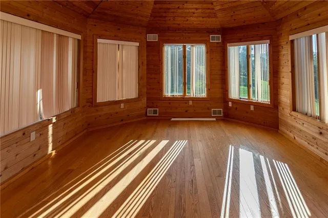 a view of balcony with couch