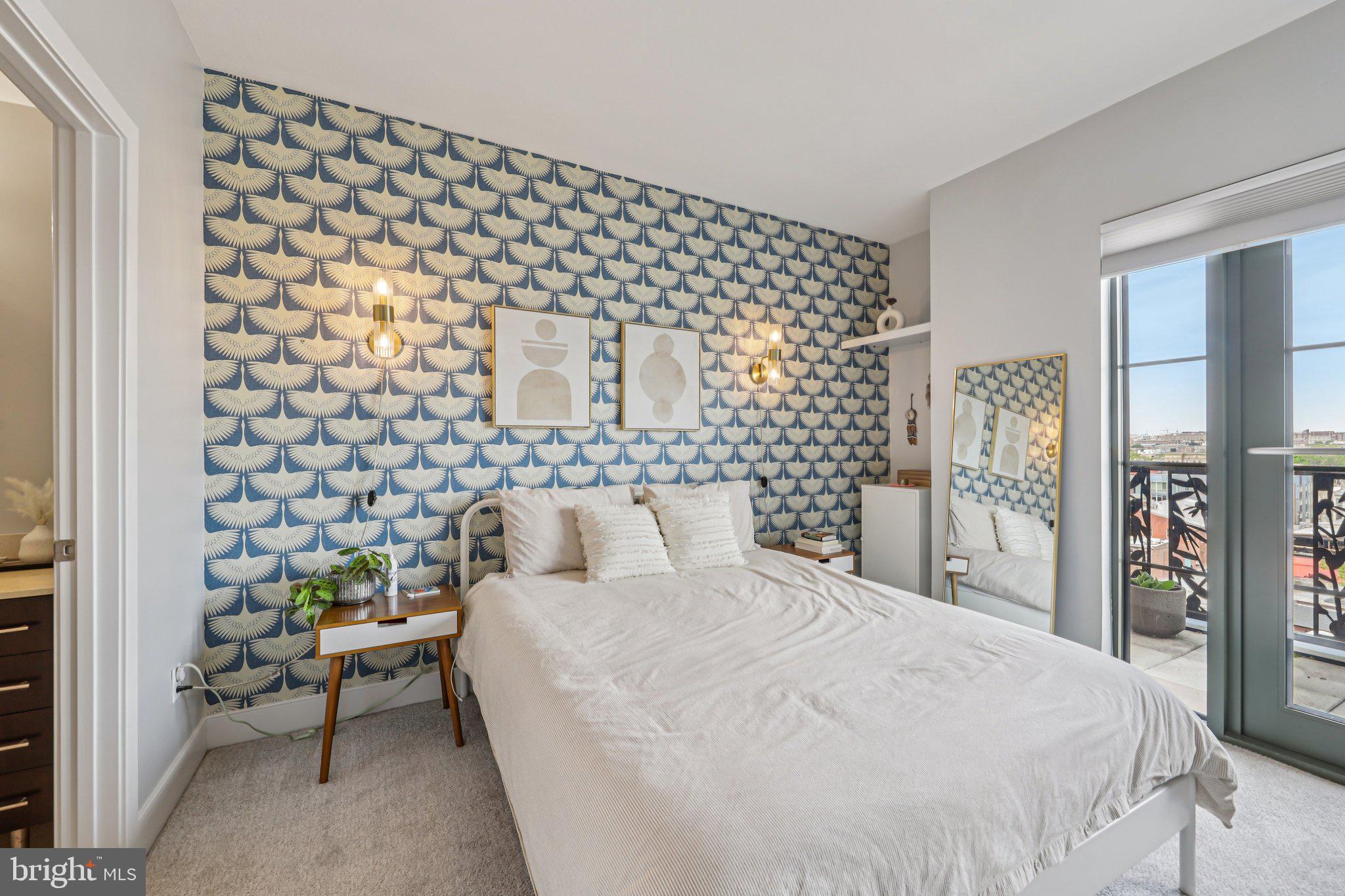 910 M Street Northwest, Unit 918 Washington, DC 20001 - Photo 15 of 44 Lux bedroom with view