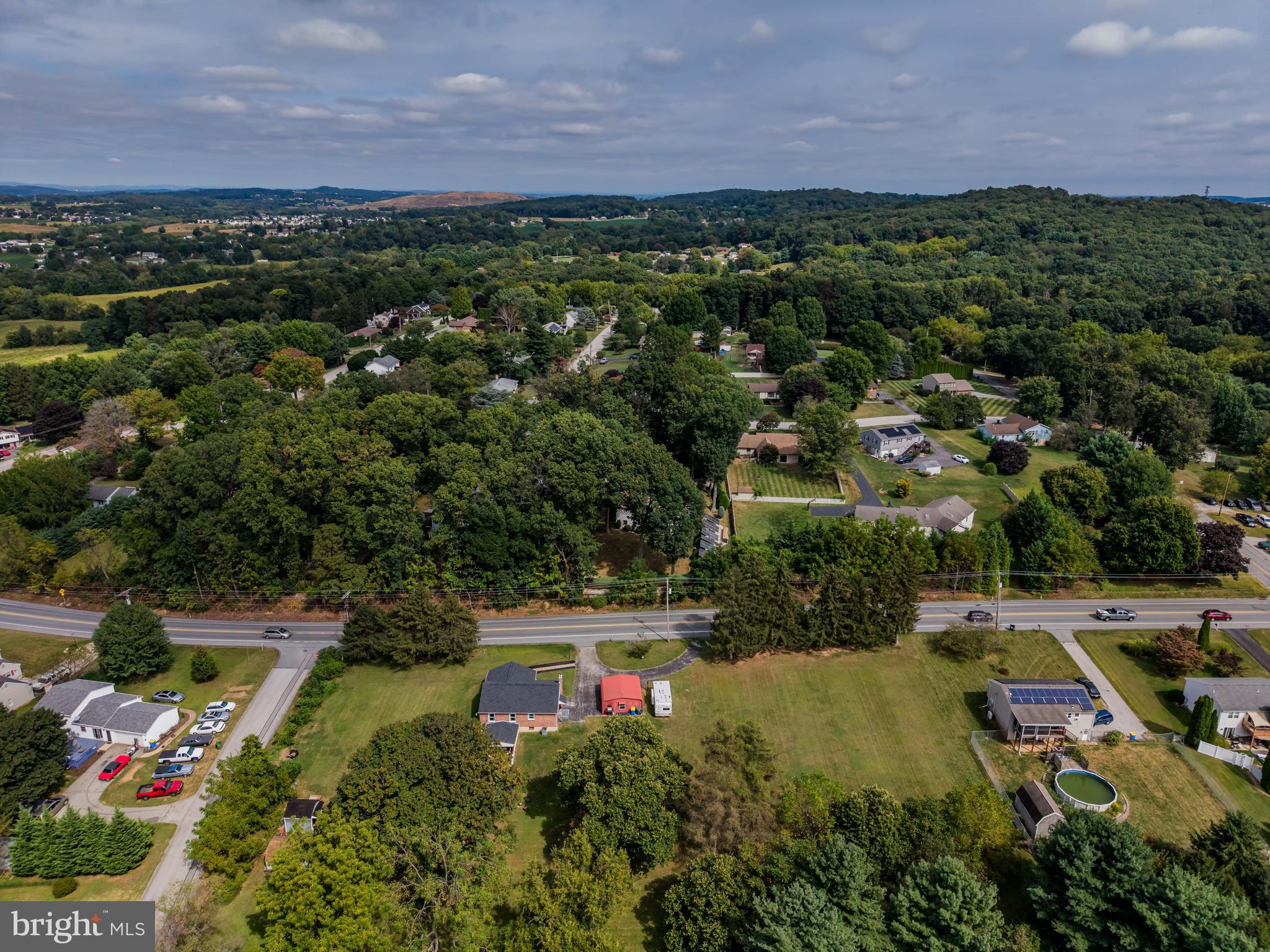 2740 Cape Horn Road Red Lion, PA 17356 - Photo 25 of 42 an aerial view of residential houses with outdoor space and trees