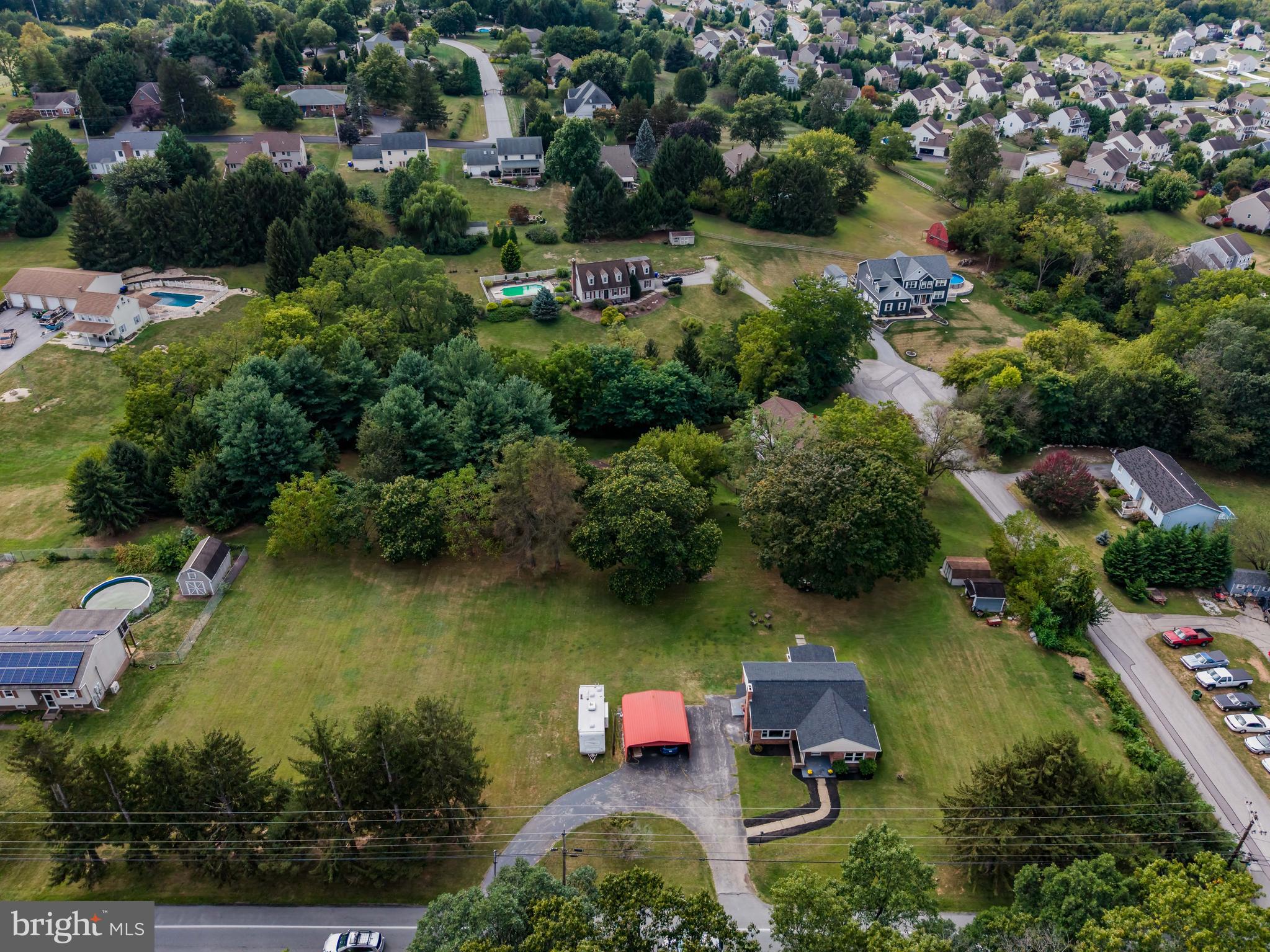 2740 Cape Horn Road Red Lion, PA 17356 - Photo 27 of 42 an aerial view of house with yard swimming pool and outdoor seating