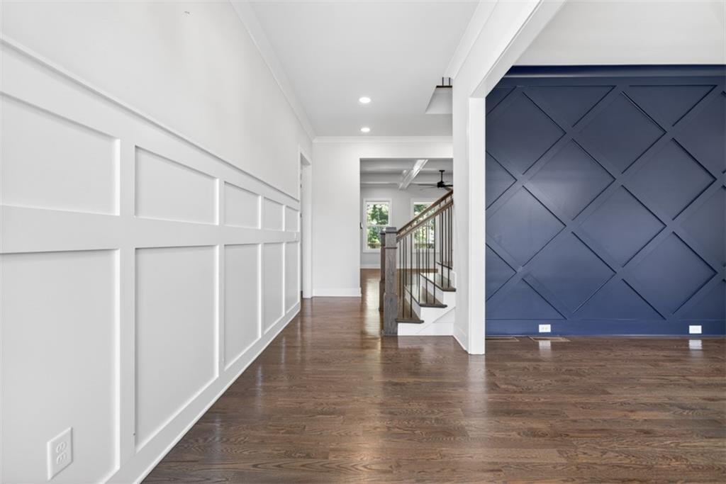 3528 North Bogan Road Buford, GA 30519 - Photo 4 of 79 a view of entryway and hall with wooden floor