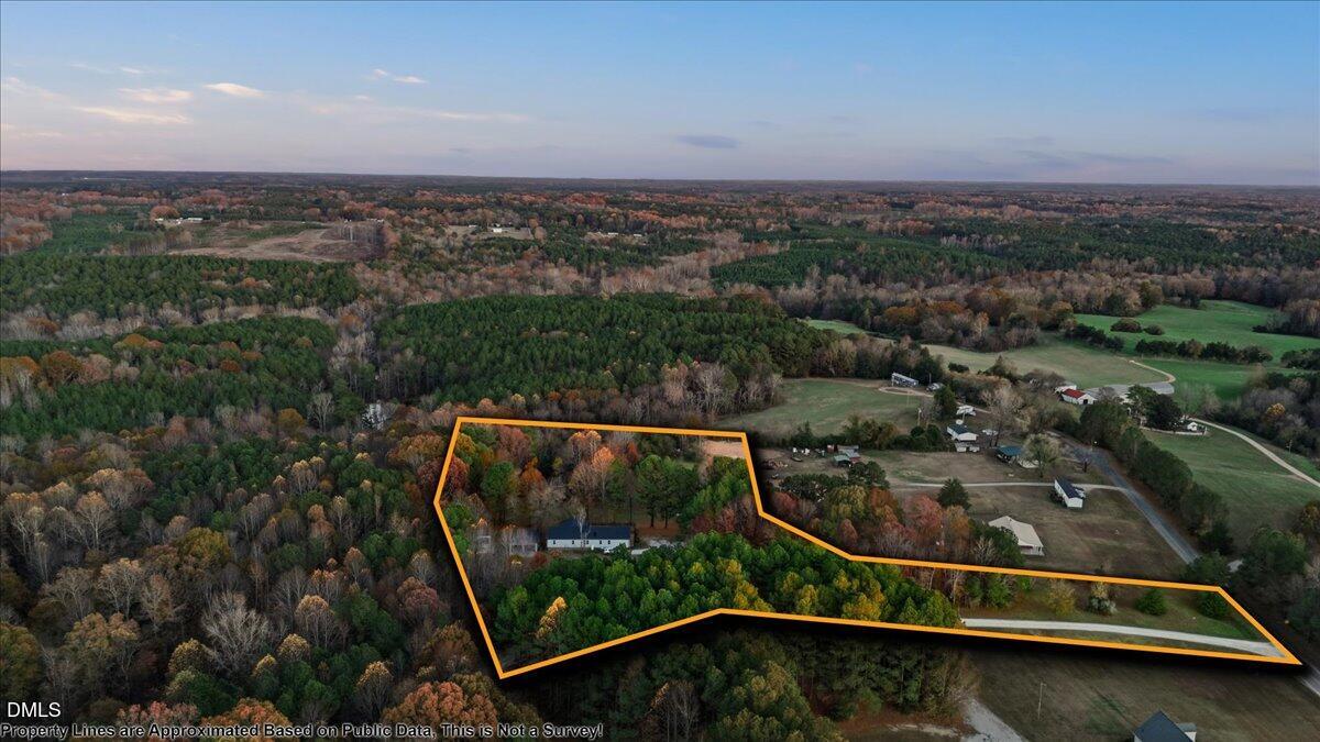 287 Moss Stock Farm Road Kittrell, NC 27544 - Photo 50 of 54 an aerial view of a residential houses with city view