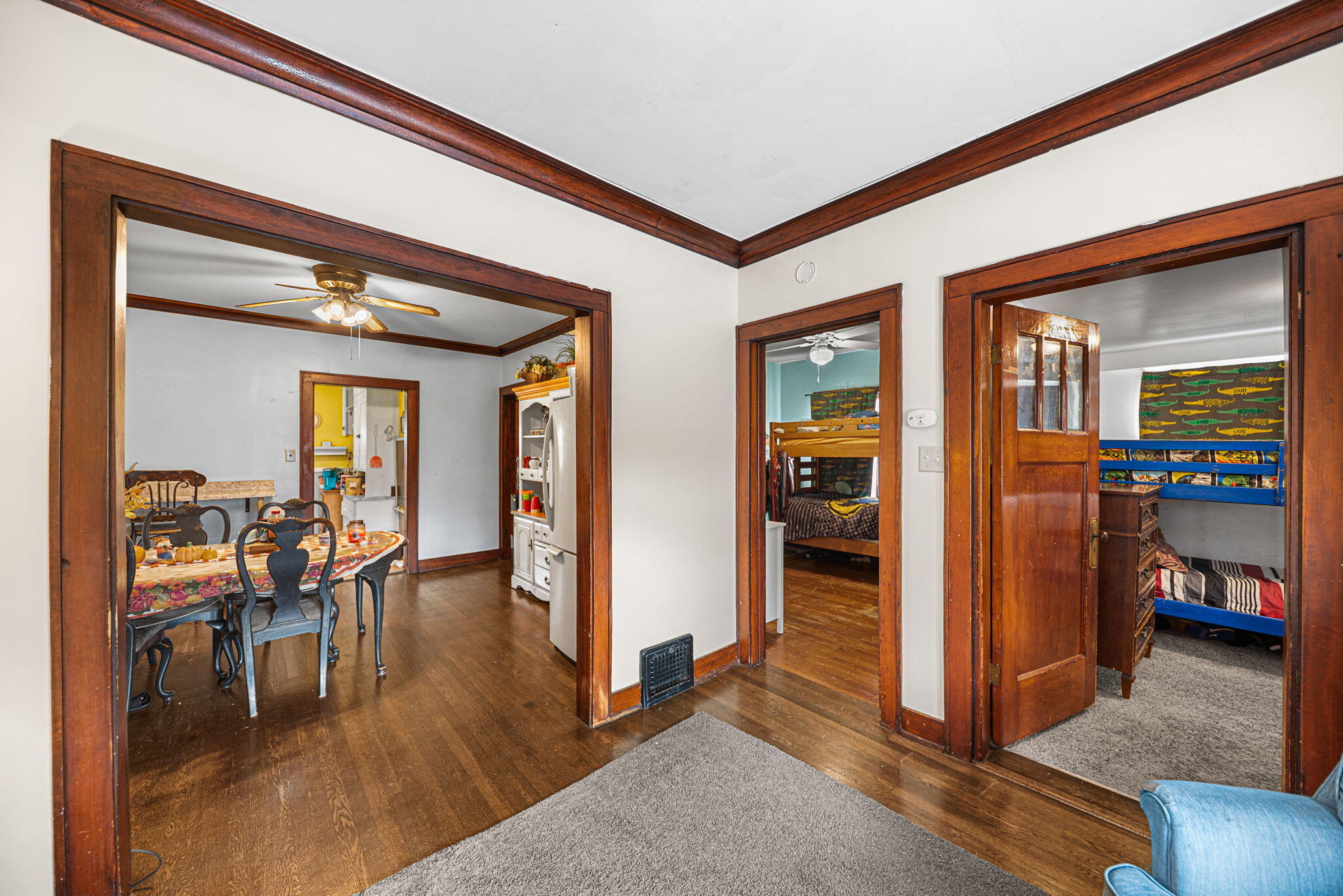 515 165th Street Hammond, IN 46324 - Photo 5 of 19 a view of a livingroom with furniture and hardwood floor