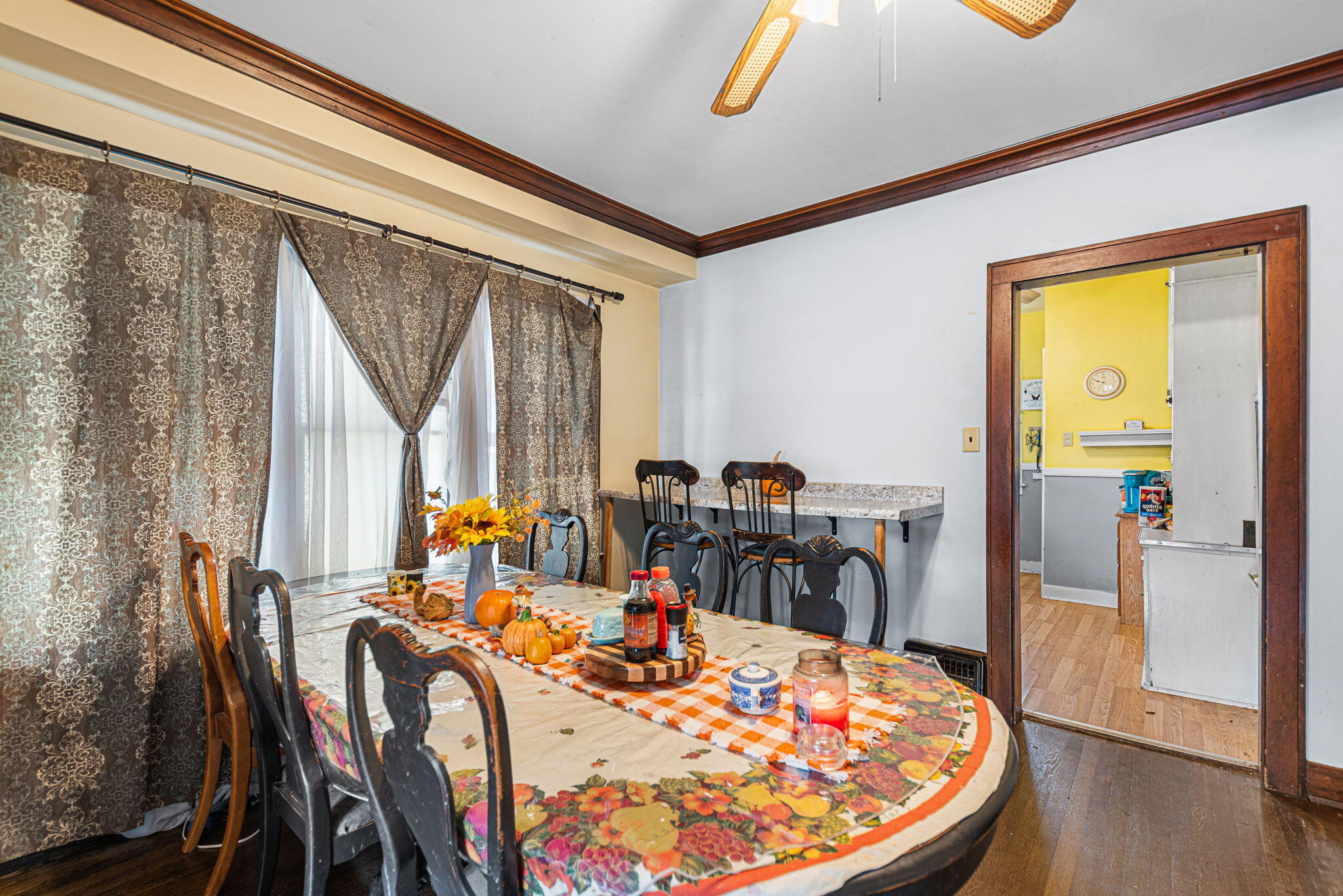 515 165th Street Hammond, IN 46324 - Photo 6 of 19 a view of a dining room with furniture window and wooden floor