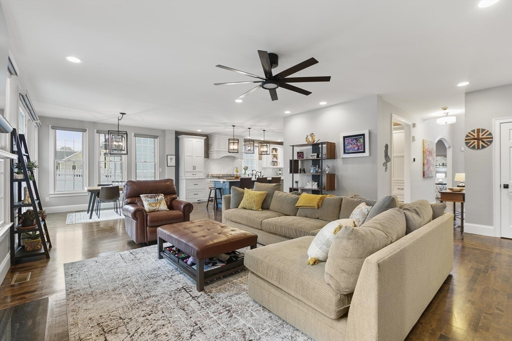 27 Sherman Street Lexington, MA 02420 - Photo 12 of 30 a living room with furniture and a large window