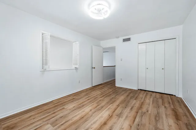 a view of backyard from a balcony