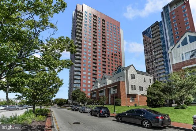 a car parked in front of a building