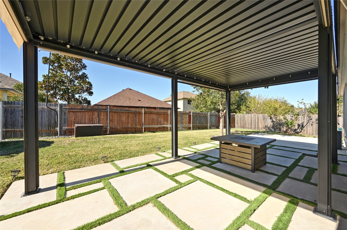 6909 Bay City Bend Austin, TX 78725 - Photo 7 of 37 a view of a porch with furniture and yard