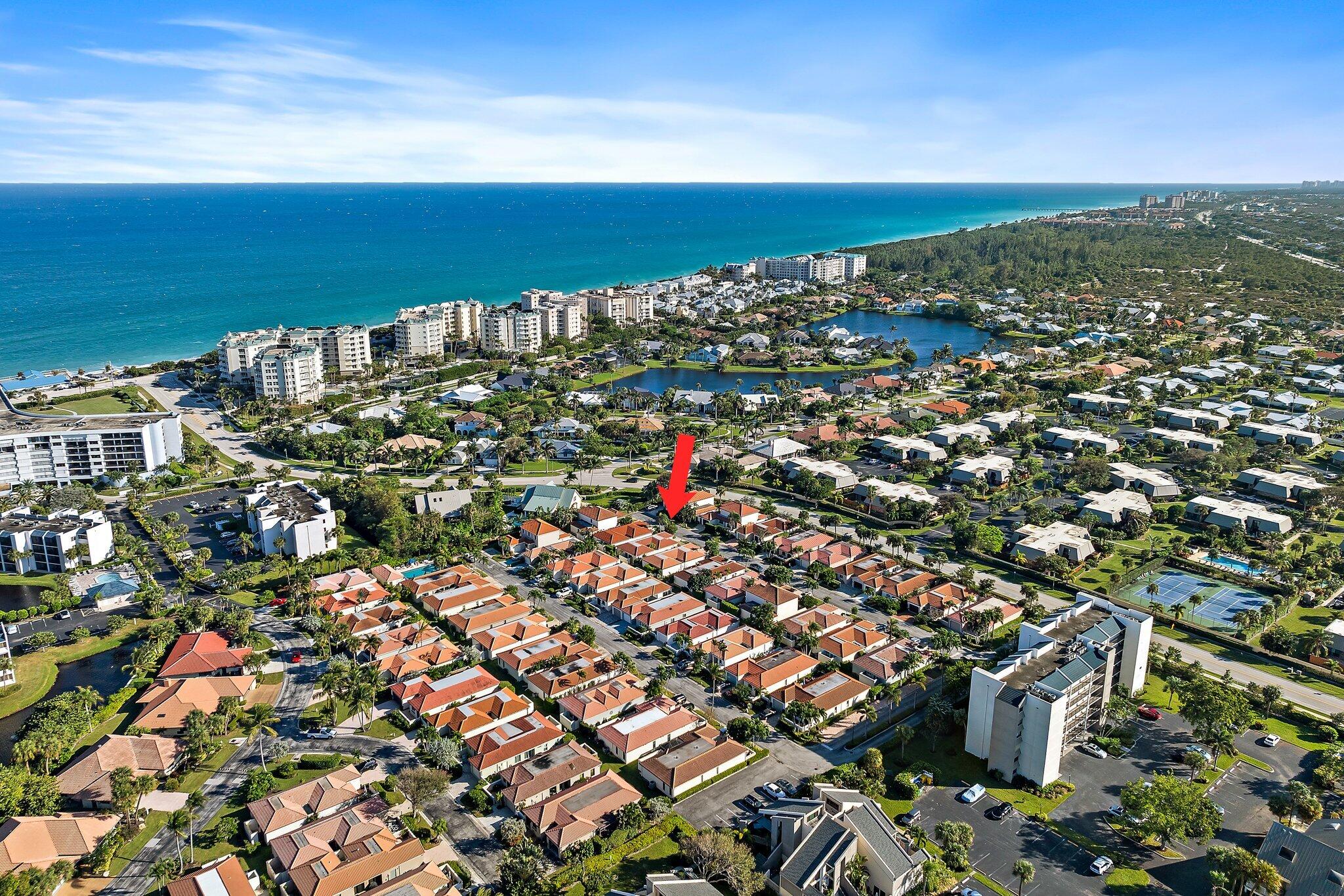 1483 Vía Del Sol Jupiter, FL 33477 - Photo 23 of 23 a view of city and ocean
