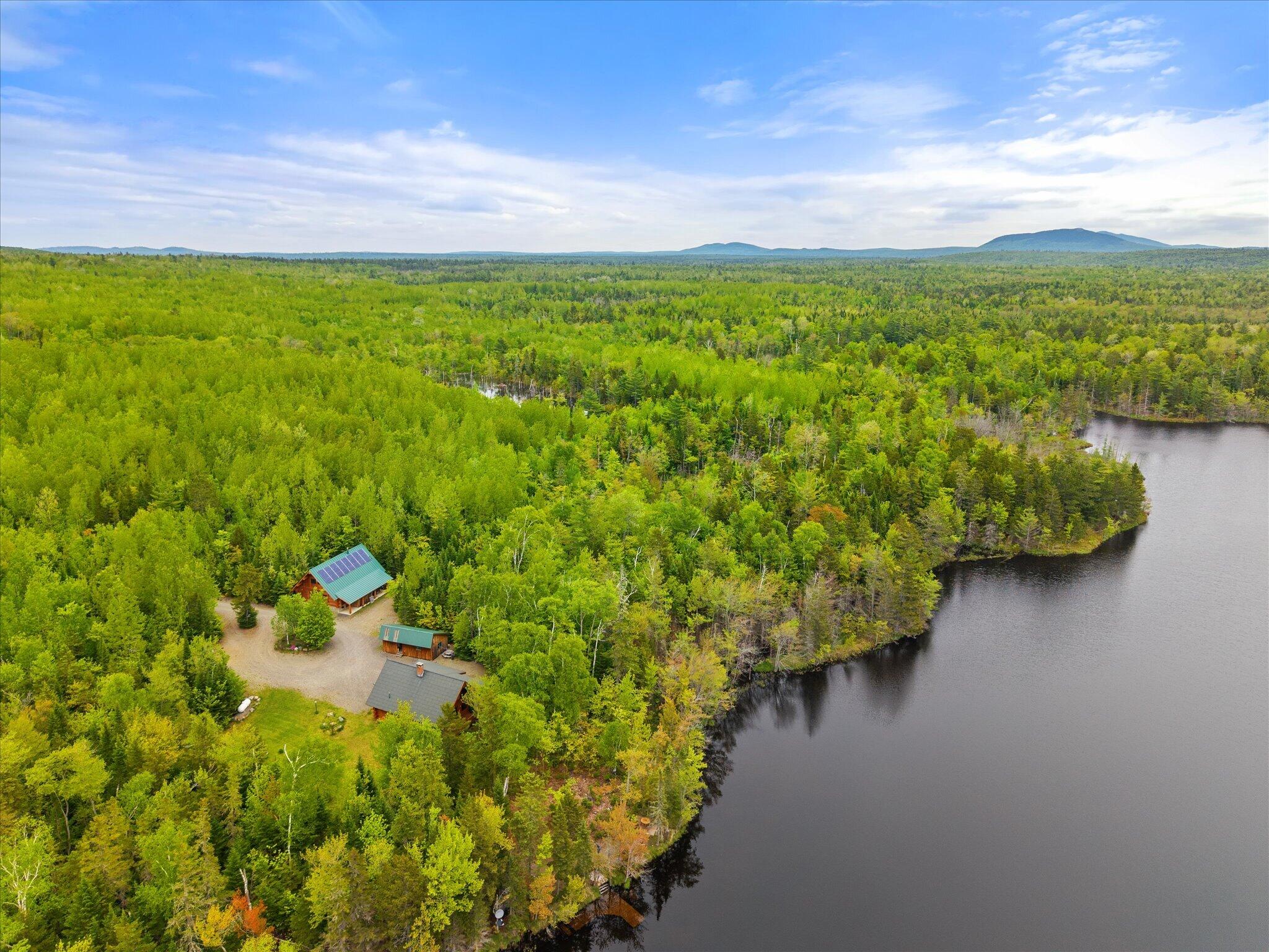 314 Atwood Pond Road Patten, ME 04765 - Photo 63 of 76 Aerial Overview...