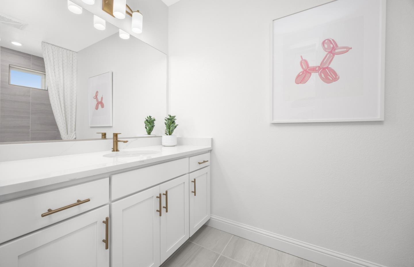 2419 Willow Way San Mateo, CA 94403 - Photo 4 of 17 a bathroom with a sink and a mirror