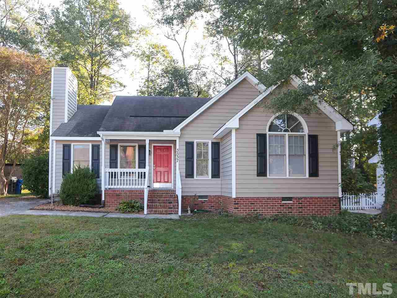 3537 East Jameson Road Raleigh, NC 27604 - Photo 1 of 17 a front view of a house with a yard