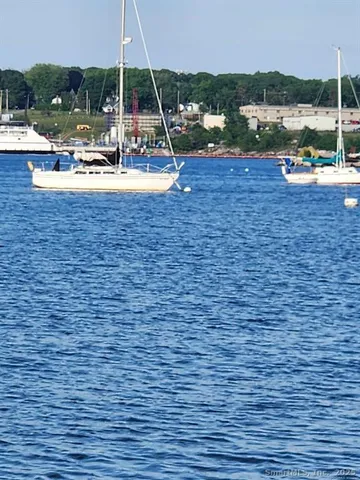 a view of a lake with a mountain view