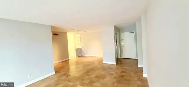 a view of a bathroom with a glass door