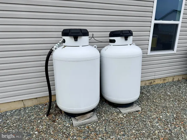 a view of a car in garage