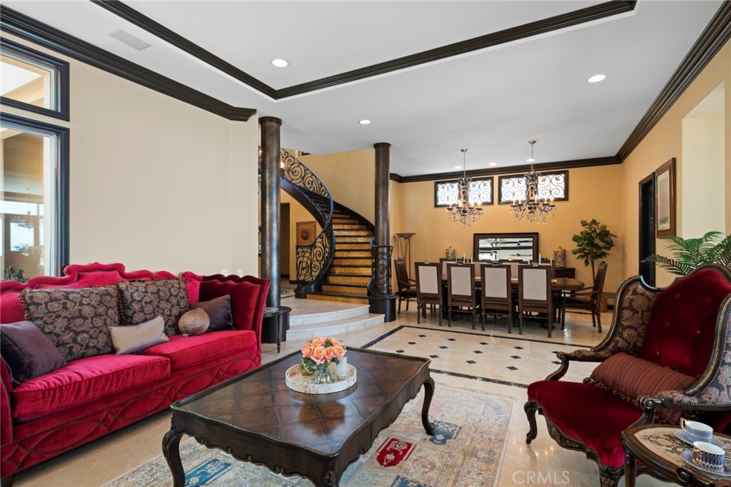 35 Silver Pine Drive Newport Coast, CA 92657 - Photo 9 of 31 a living room with furniture and a large window