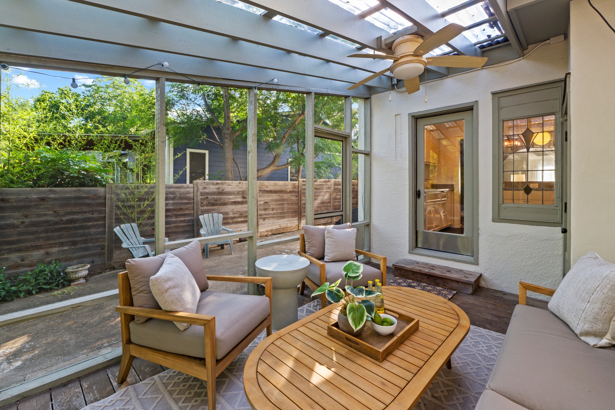 4802 Rowena Avenue Austin, TX 78751 - Photo 26 of 37 Screened in back porch.