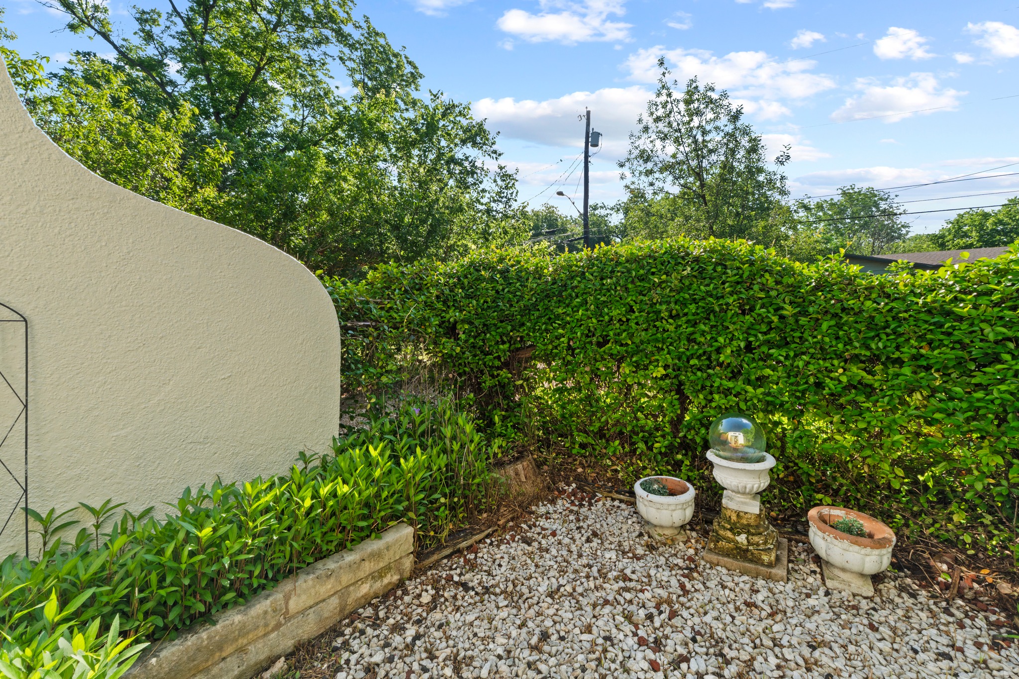 4802 Rowena Avenue Austin, TX 78751 - Photo 30 of 37 Private courtyard at front of house off of living room.