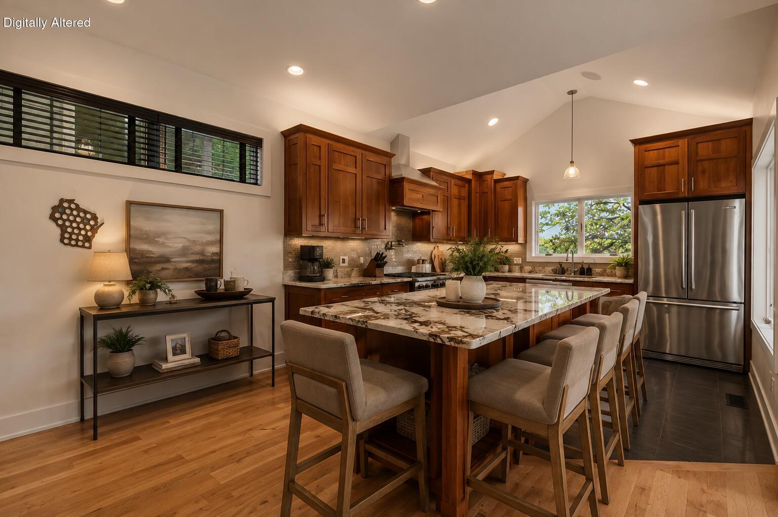 4763 Fontana Beach Road Polk, WI 53086 - Photo 25 of 94 Kitchen - Virtually Staged