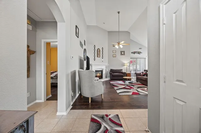 a view of a livingroom and dining room