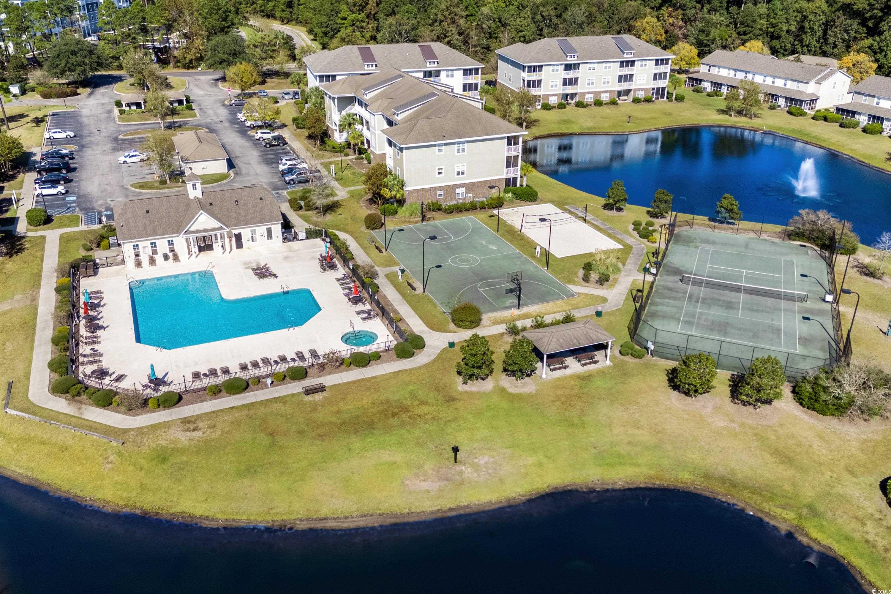 336 Kiskadee Loop, Unit B Conway, SC 29526 - Photo 34 of 40 Birds eye view of property featuring a water view