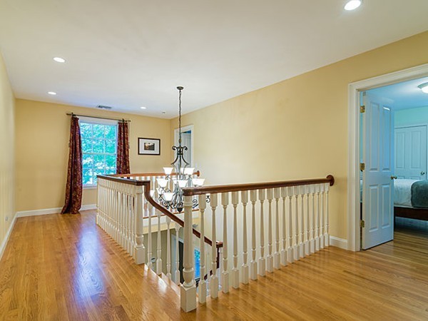 4 Cedar Street Natick, MA 01760 - Photo 12 of 21 a view of a hallway with wooden floor and staircase