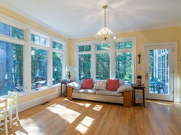 4 Cedar Street Natick, MA 01760 - Photo 8 of 21 a living room with furniture and floor to ceiling windows