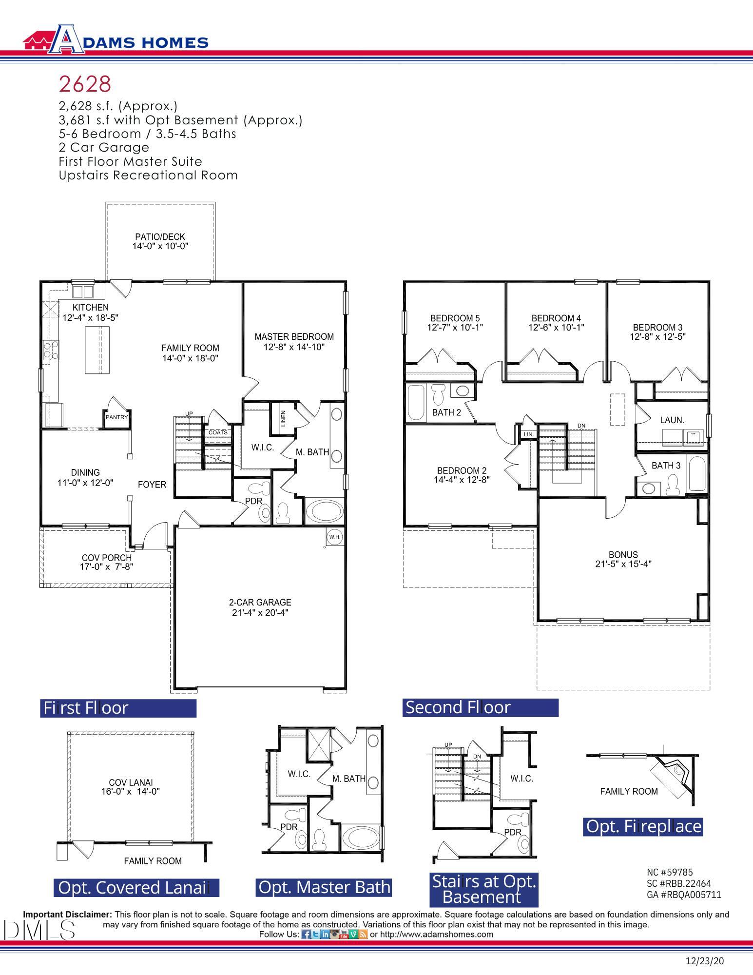 108 Decatur Drive Fuquay-Varina, NC 27526 - Photo 38 of 39 Floor plan