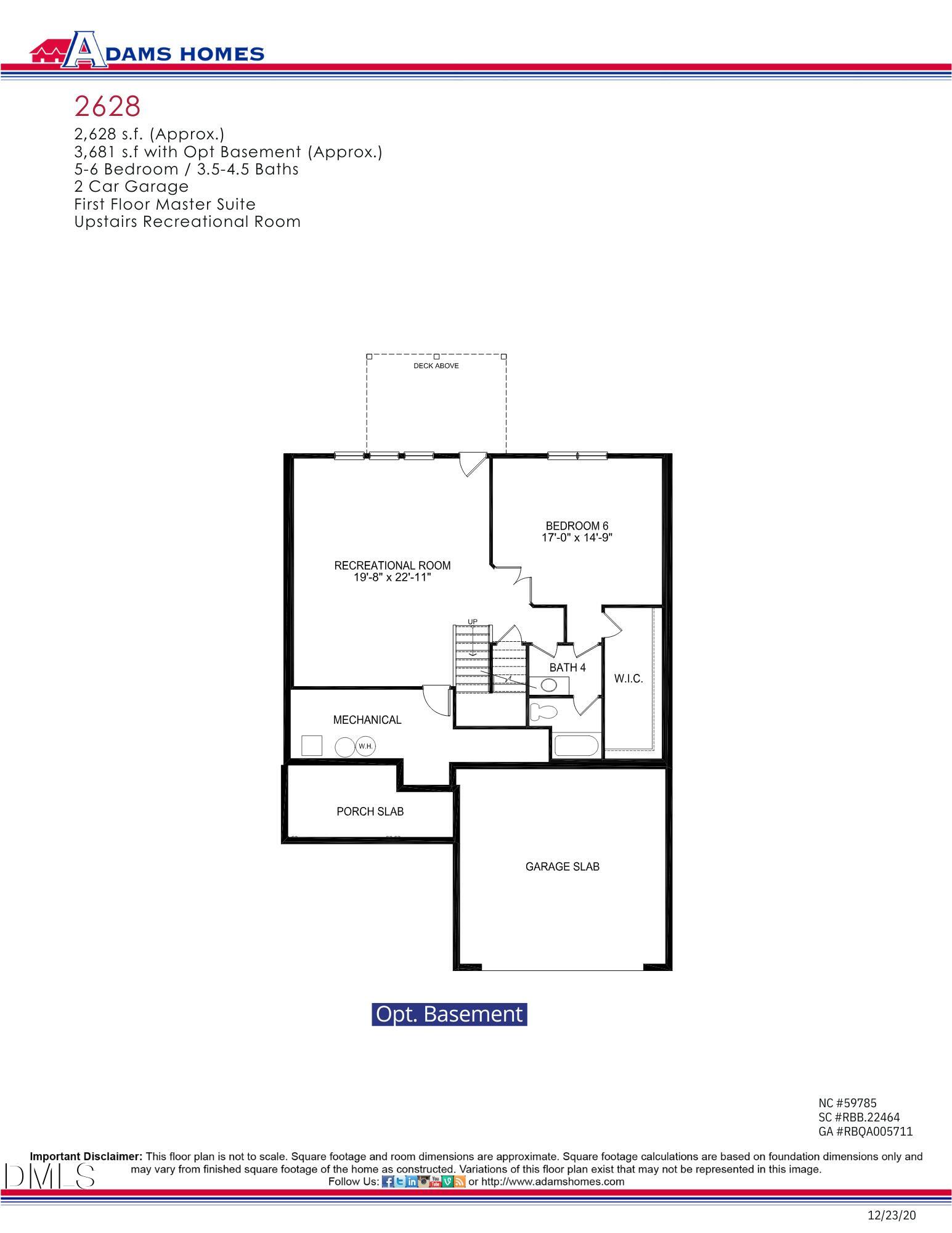 108 Decatur Drive Fuquay-Varina, NC 27526 - Photo 39 of 39 Floor plan