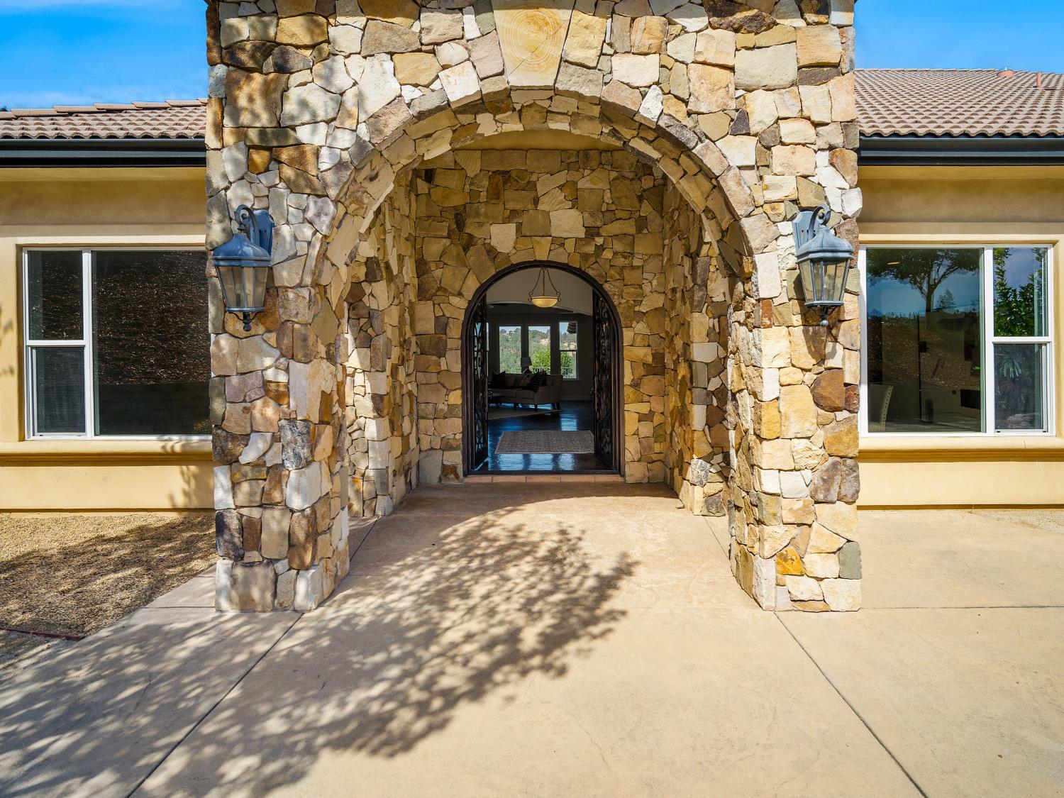 7055 Ridge Road Newcastle, CA 95658 - Photo 2 of 58 Grand front entry welcoming you into the main residence.