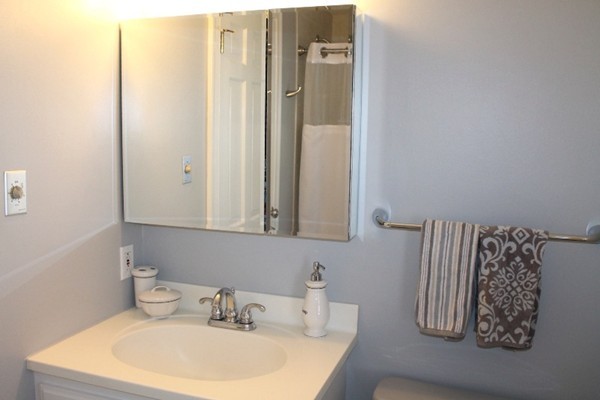 10 Longfellow Road Lexington, MA 02420 - Photo 20 of 29 a bathroom with a sink and mirror