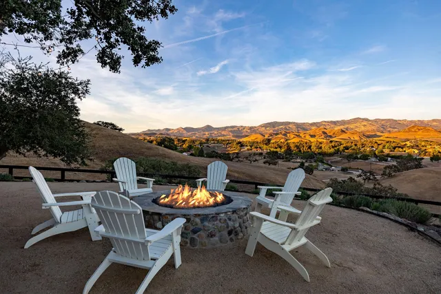 a view of a outdoor space with furniture