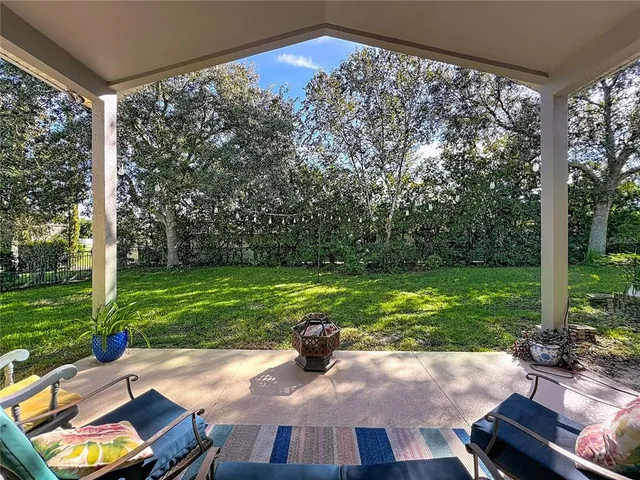 a view of an outdoor space and a lake view