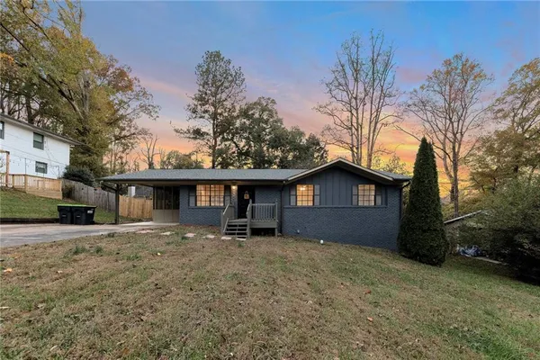 a house with a outdoor space