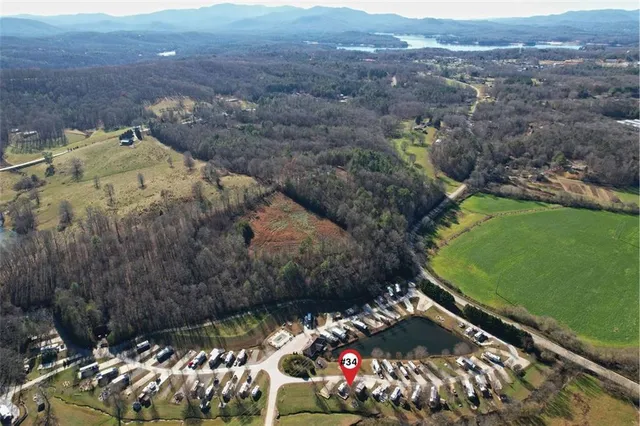 a view of a yard with an outdoor space