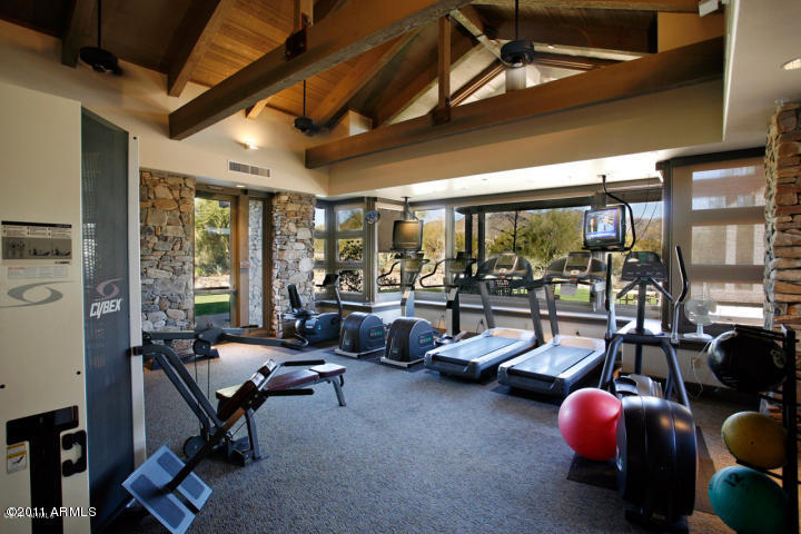 9176 East Mountain Spring Road Scottsdale, AZ 85255 - Photo 34 of 39 Desert Camp Fitness Center