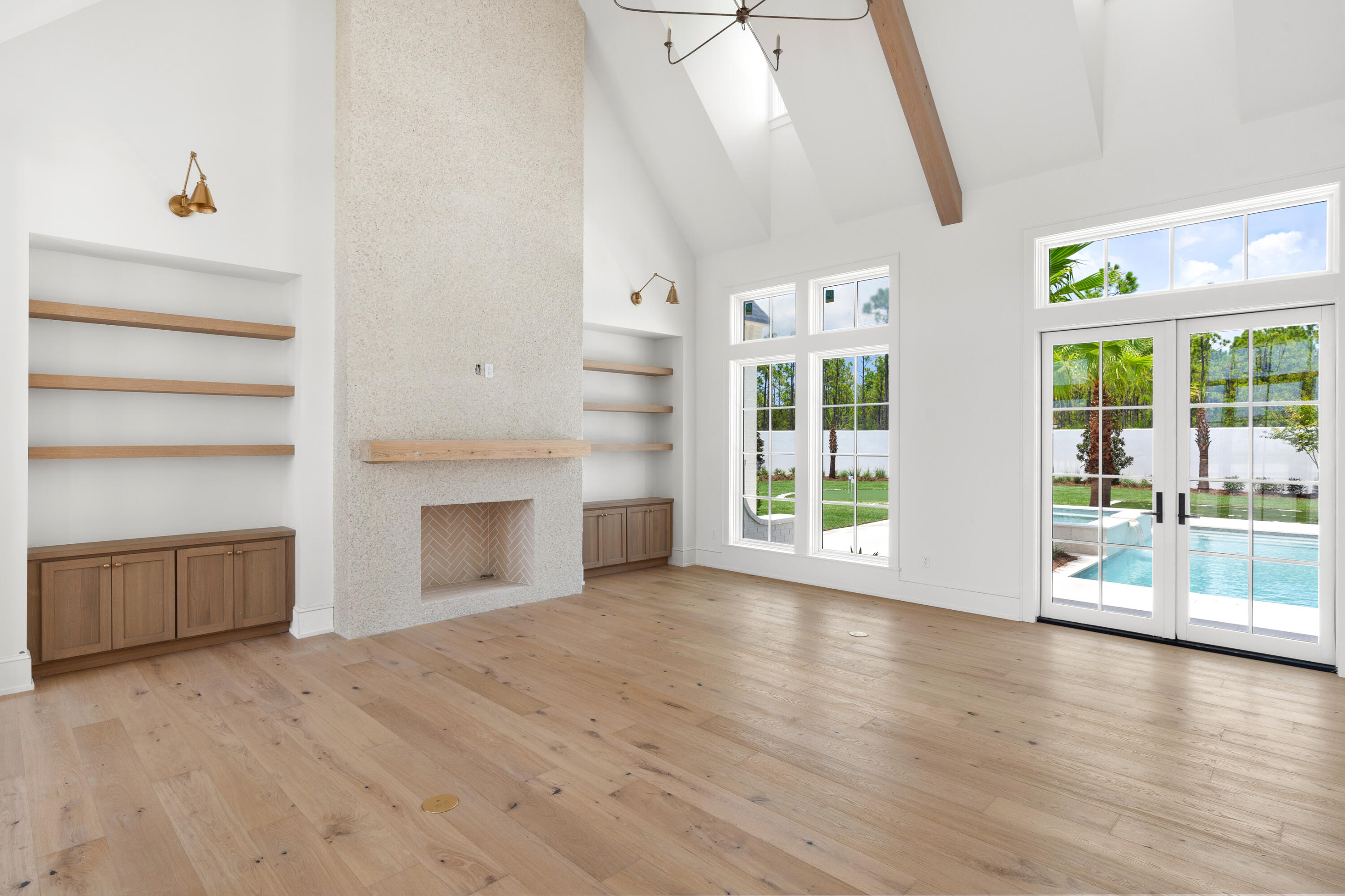 181 Quail Hollow Inlet Beach, FL 32461 - Photo 14 of 47 wooden floor in an empty room with a window