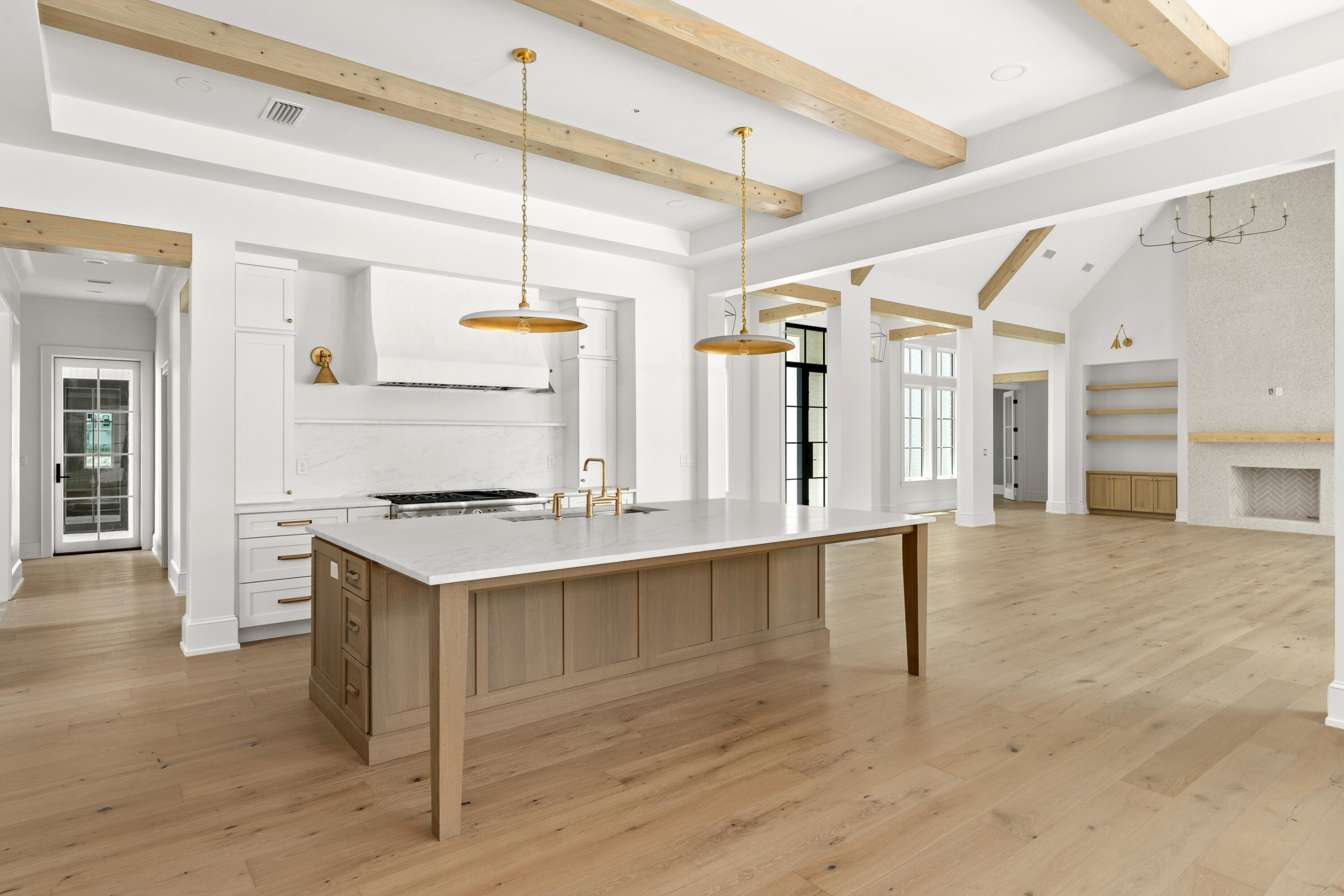 181 Quail Hollow Inlet Beach, FL 32461 - Photo 21 of 47 a kitchen with a stove and a sink