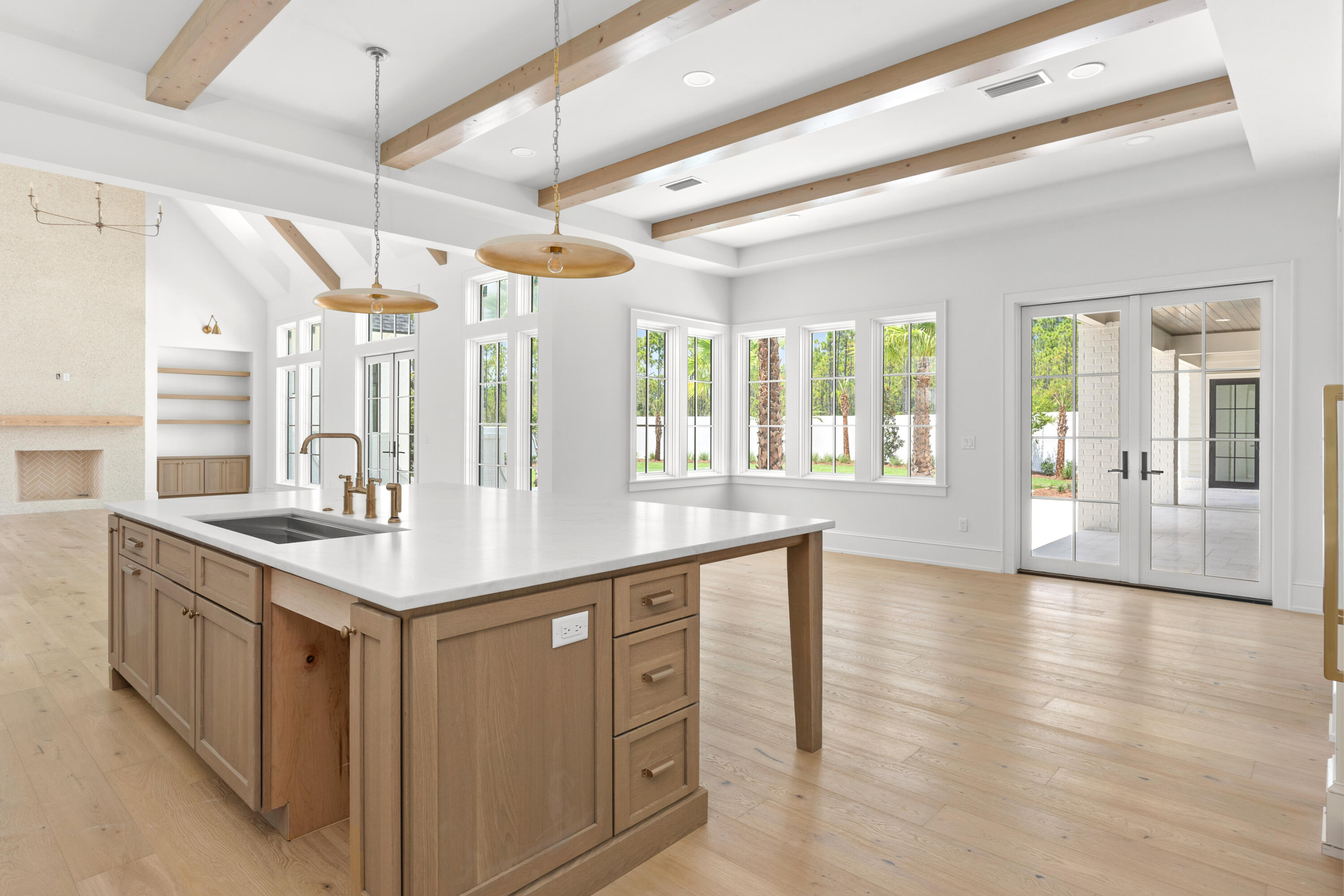 181 Quail Hollow Inlet Beach, FL 32461 - Photo 24 of 47 a kitchen with a sink and stove