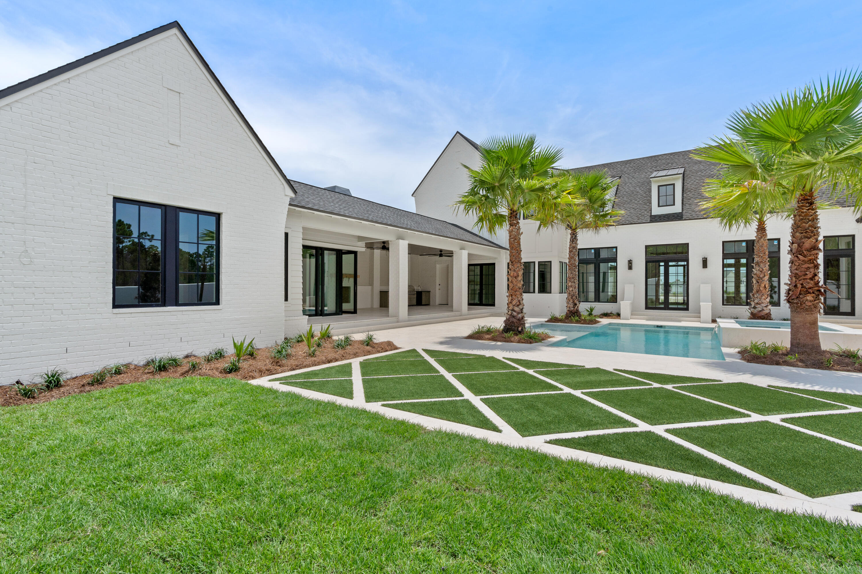 181 Quail Hollow Inlet Beach, FL 32461 - Photo 46 of 47 a view of a house with a backyard