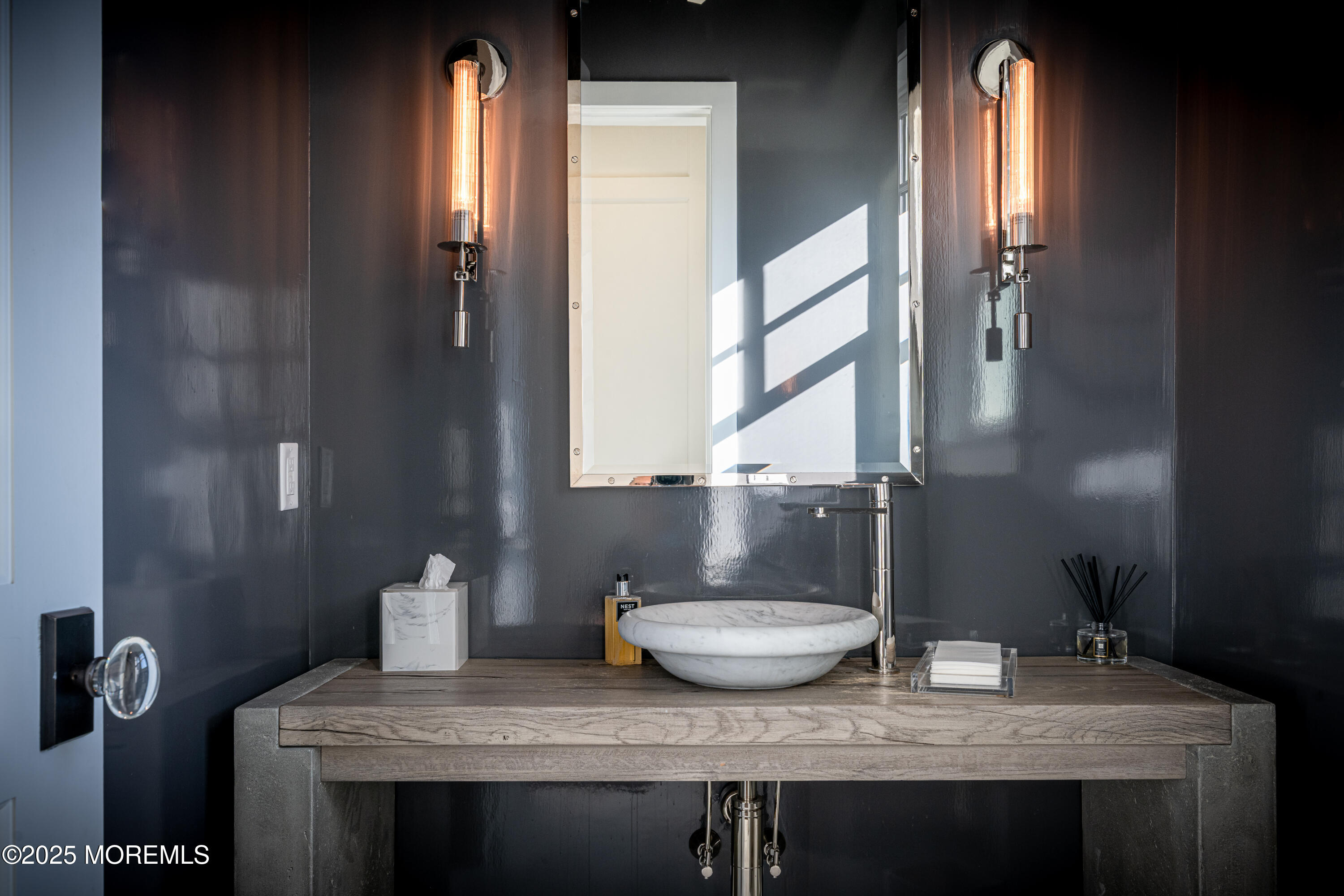 0 Wilson Circle Rumson, NJ 07760 - Photo 12 of 74 a bathroom with a granite countertop sink and a mirror