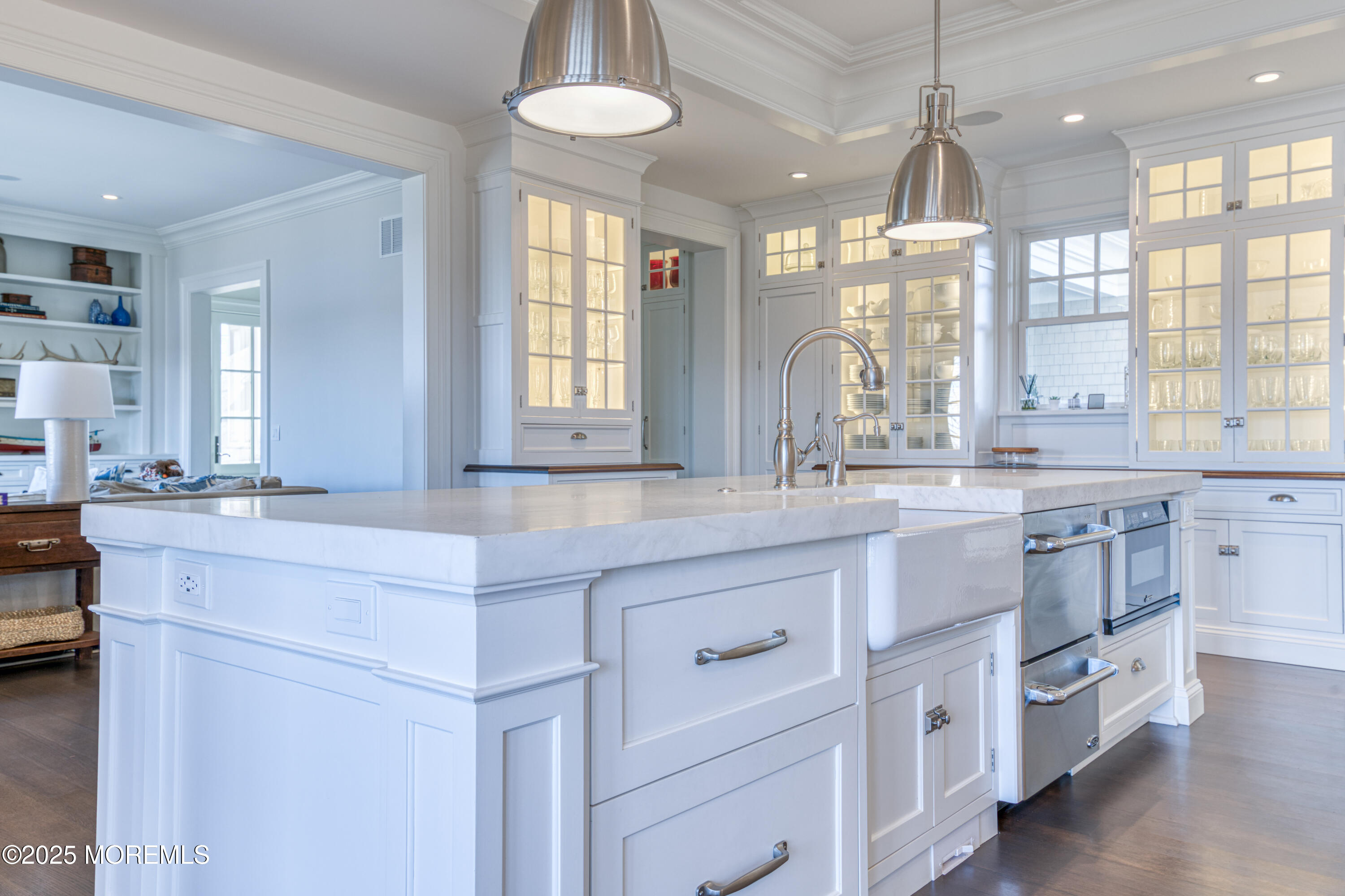 0 Wilson Circle Rumson, NJ 07760 - Photo 17 of 74 a kitchen with stainless steel appliances granite countertop a sink and a stove